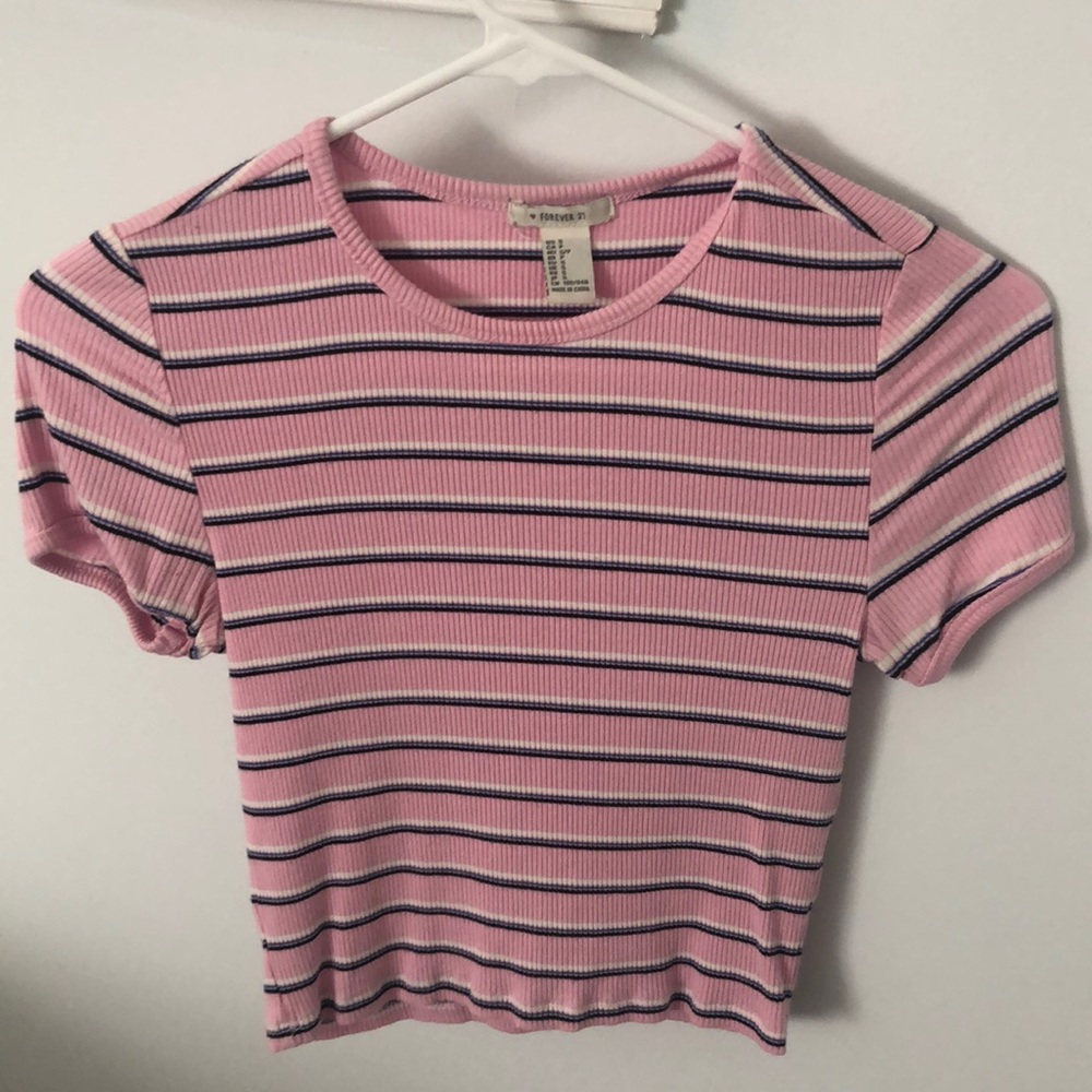 forever 21 cropped tee
